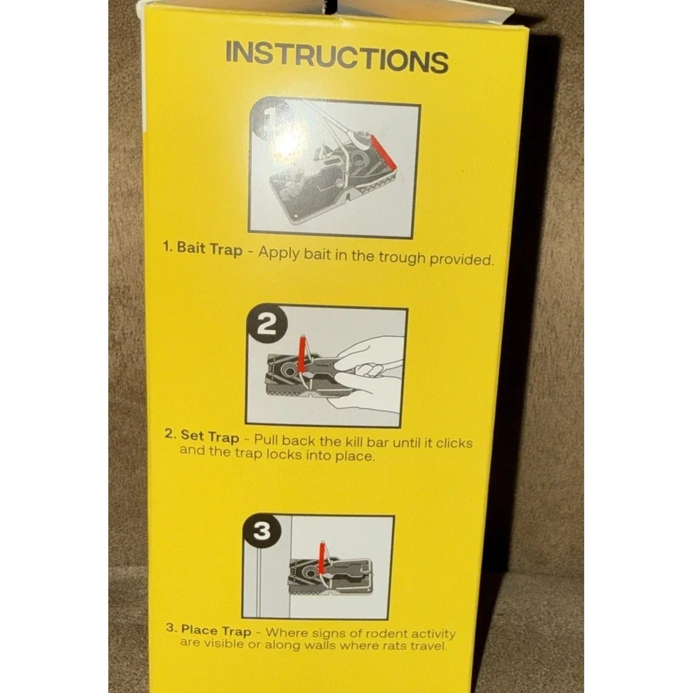1 PACK - Victor Power-Kill Rat Snap Trap Reusable M144B